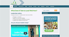 Desktop Screenshot of evergreenleadership.com